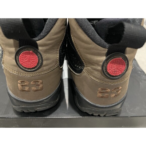 Rare Nike Air Jordan 9 Sz 9.5 Retro 2012 Olive OG Leather 1 2 3 4 5 6 7 8 11 12 - Picture 6 of 9